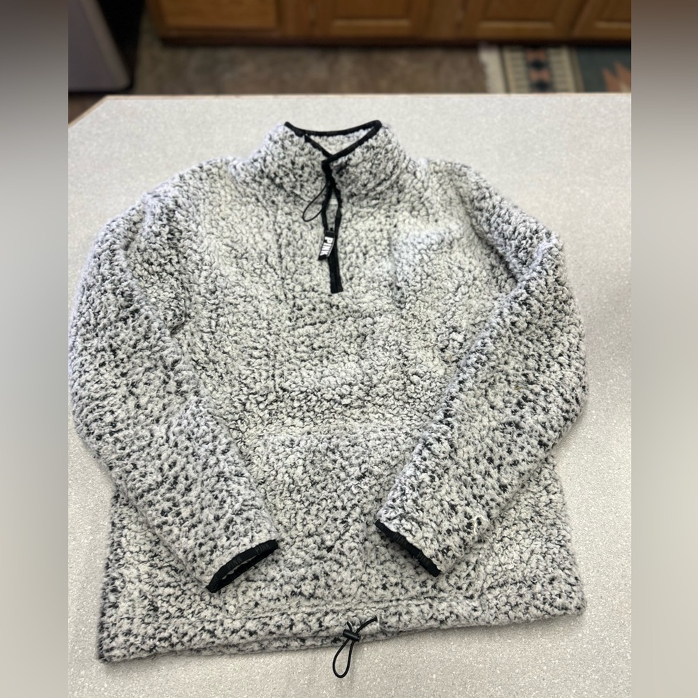 PINK Victoria’s Secret grey pull over hoodies
